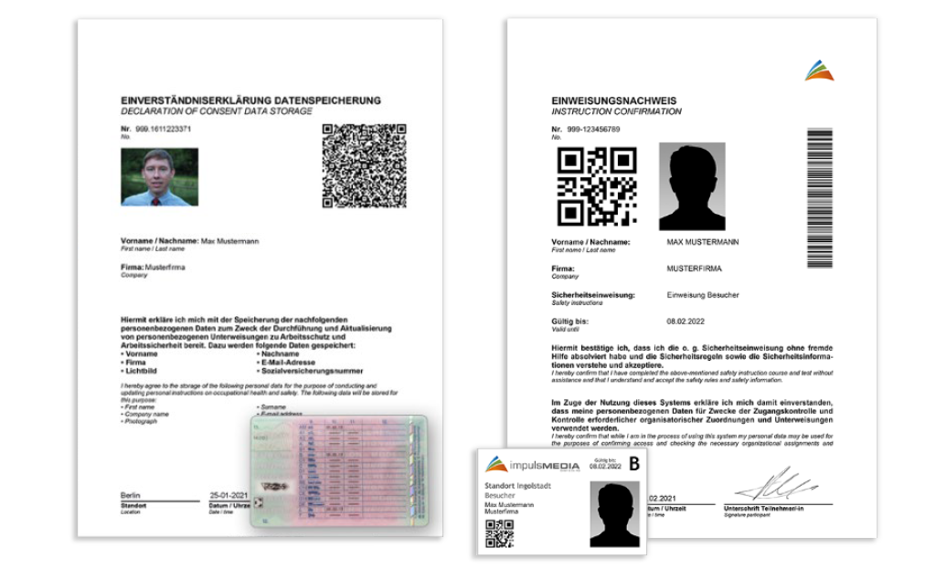 hse-manager automatisierte EInweisungsnachweise und Einverständniserklärung