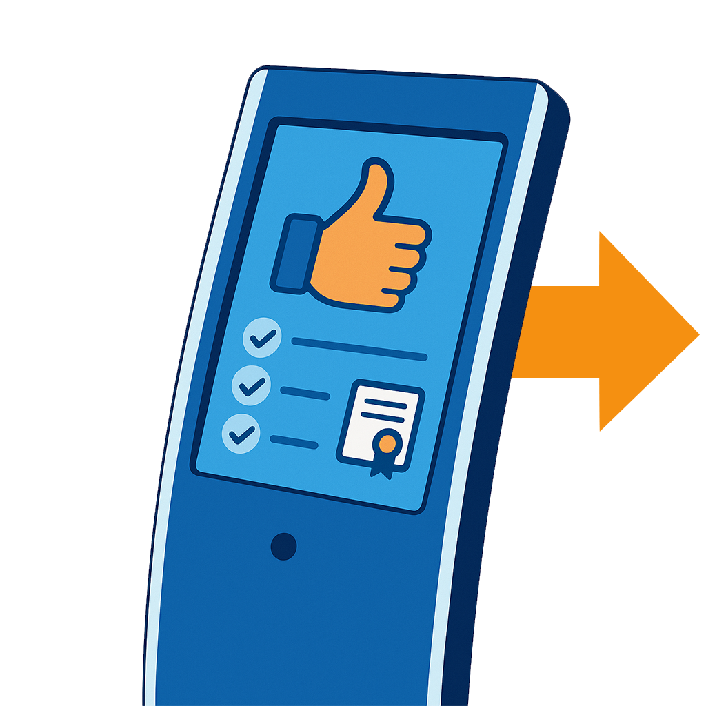 step2_bestanden-2 Infografik: Unterweisung bestanden am Terminal